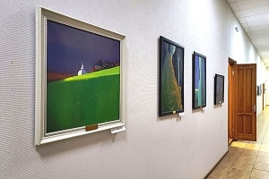 В ФГБНУ НЦ ПЗСРЧ открылась выставка картин известного иркутского художника Александра Имедеева
